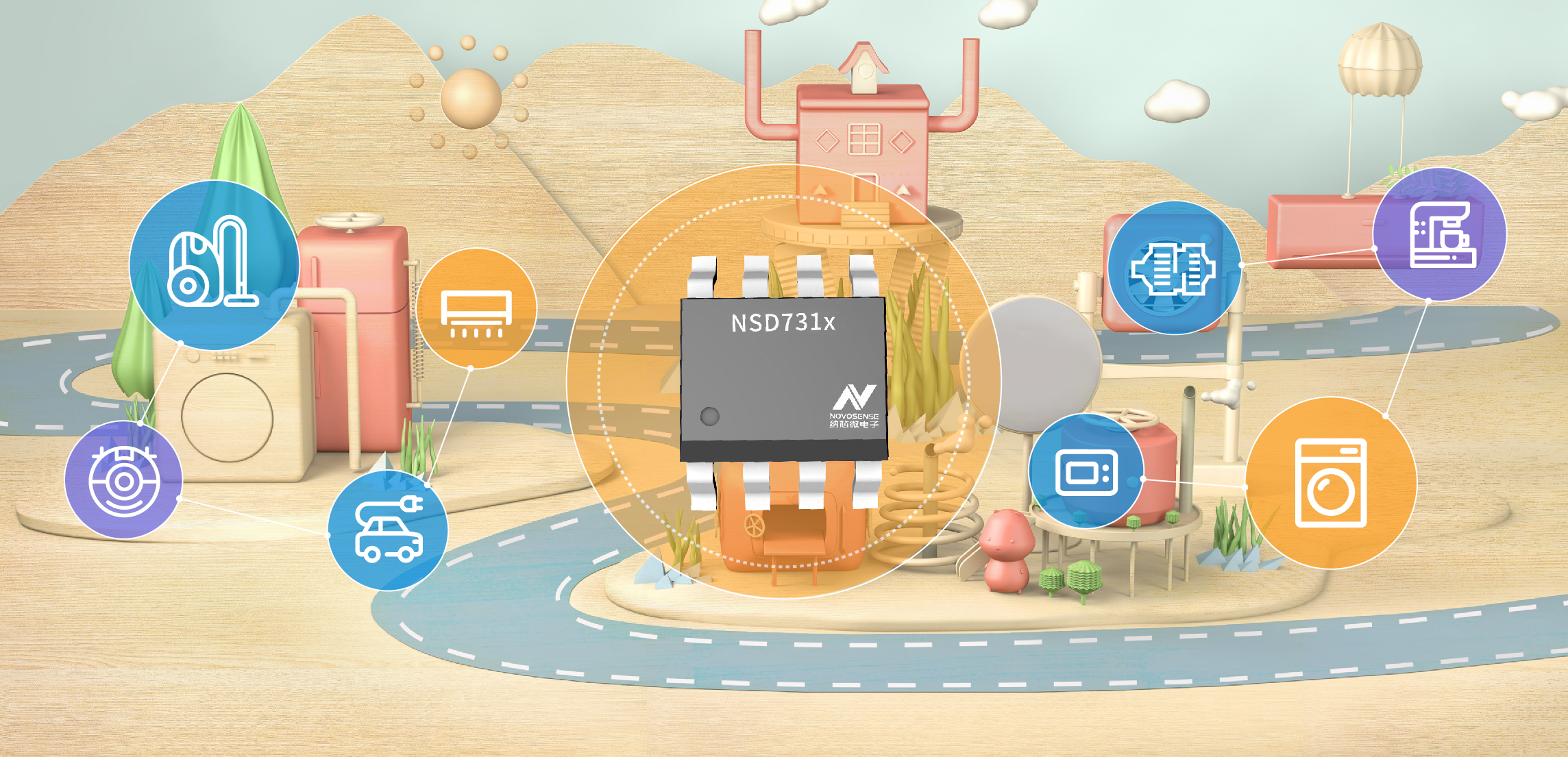 pp电子游戏官方网站直流有刷电机驱动NSD731x系列发布多款新品，任君挑。